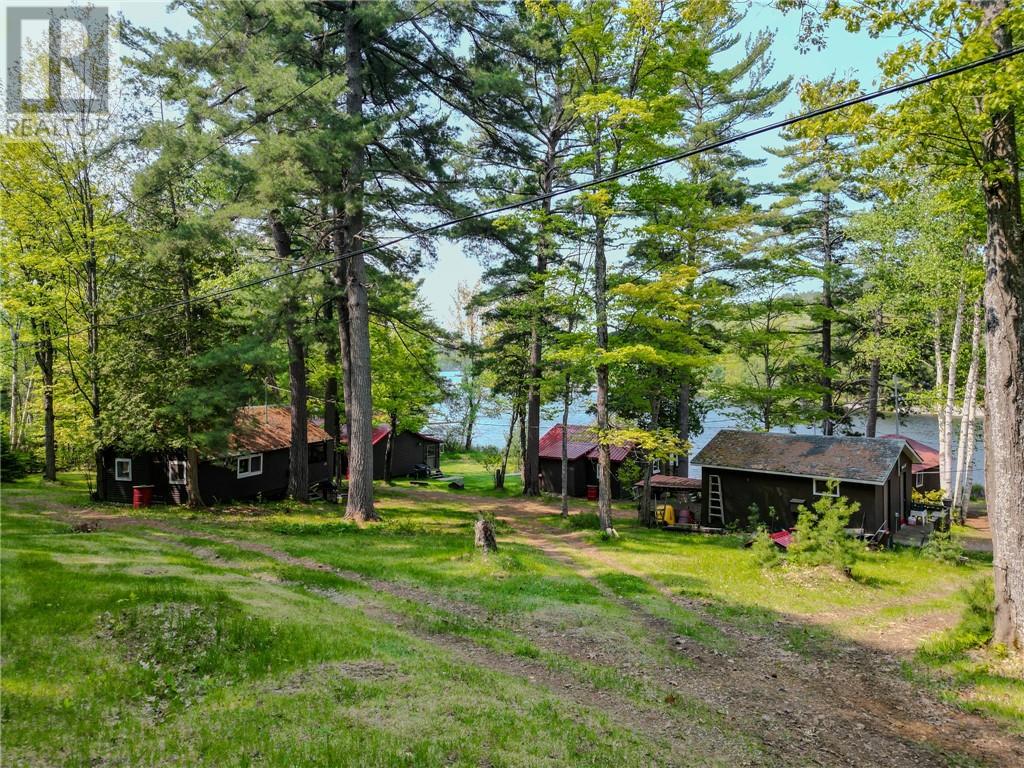 Guest cottages and established resort grounds